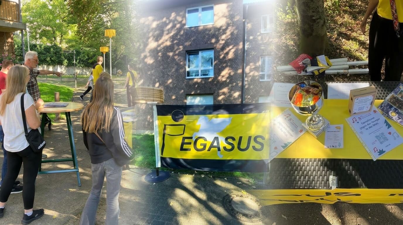 SG Pegasus beim Nachbarschaftsfest in Hebborn
